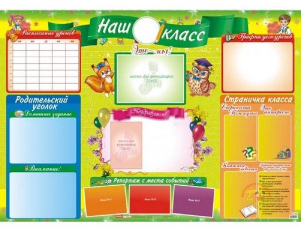 Плакат Постер наш класс