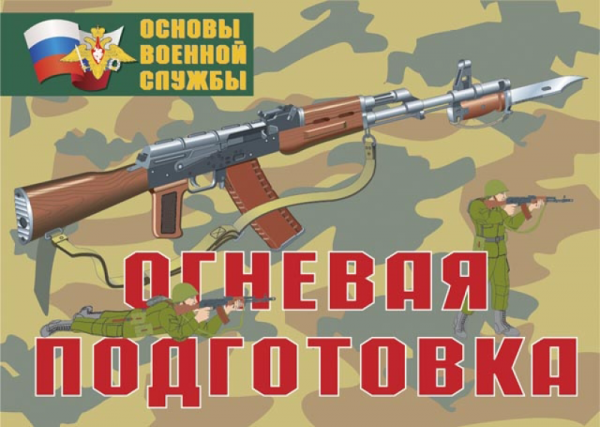 Плакат «огневая подготовка»