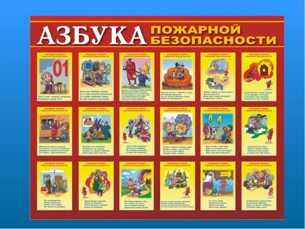 Памятка пожарной безопасности в школе