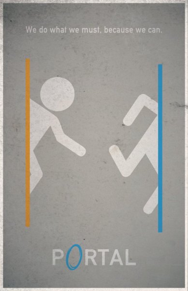 Плакаты портал 2