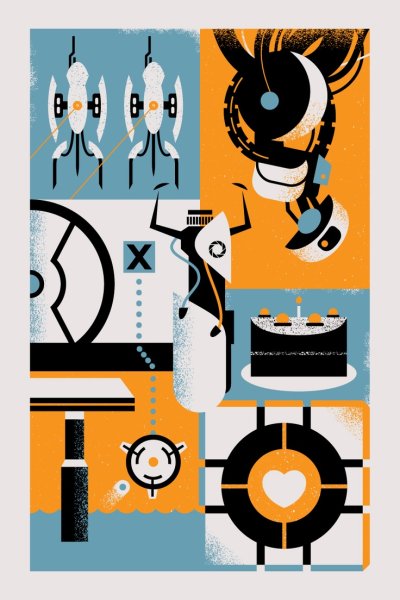 Постер а2 портал