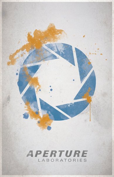 Aperture Science плакаты