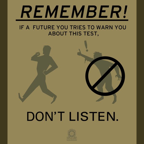 Portal 2 Постер