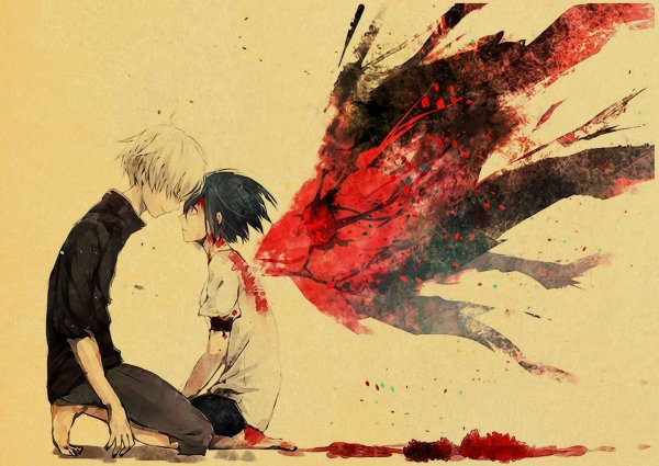 Токийский гуль Канеки и тока