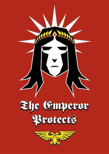 Комиссар Warhammer 40000 плакат