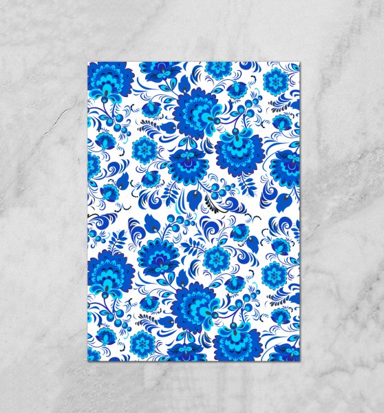 Элементы гжельской росписи Гжель