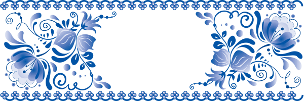 Гжельские узоры рисование в старшей группе