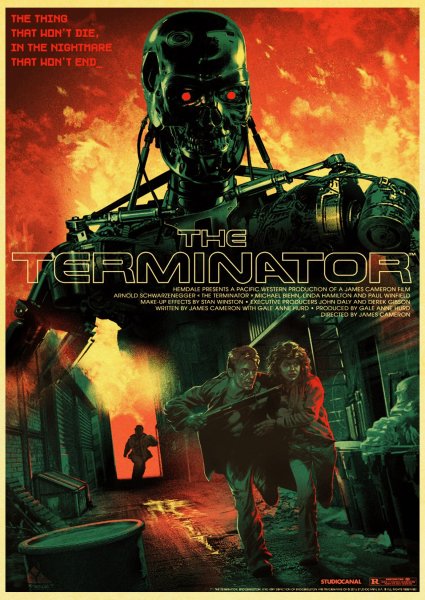 Постер the Terminator 1984