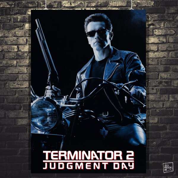 Плакат ретро Terminator