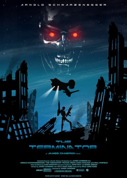 Постер the Terminator 1984