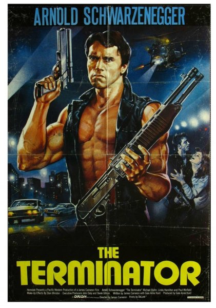 The Terminator 1984 Original poster