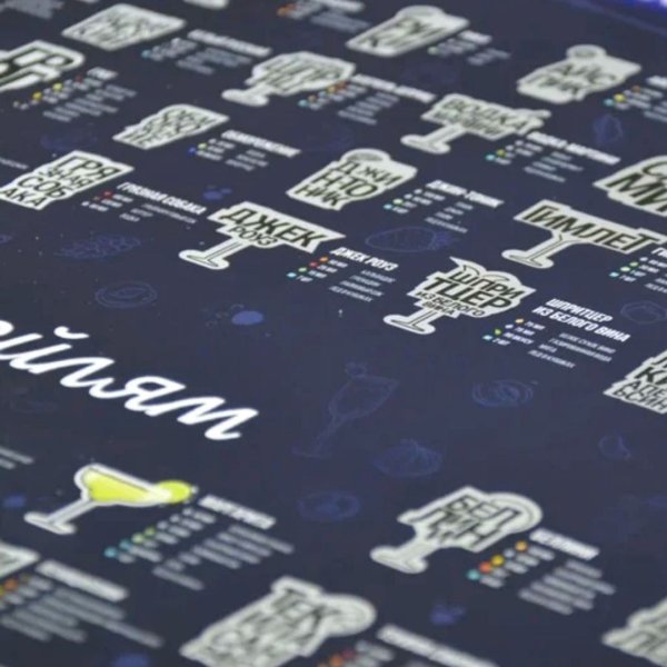 Скретч плакат на день рождения