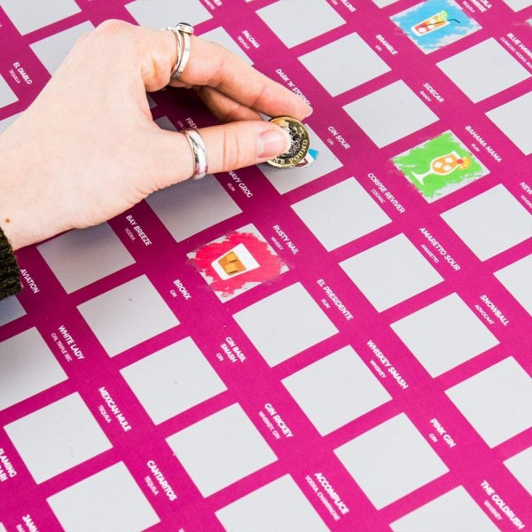 Скретч-Постер #100дел Bar Edition