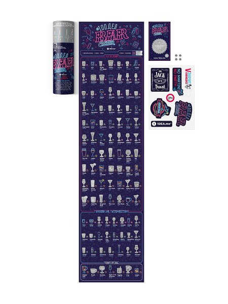 Скретч карта пиво