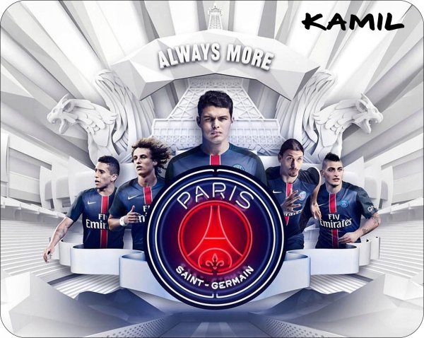 Постер команды ПСЖ