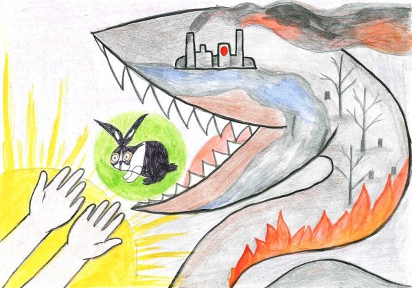 Рисунок на тему охрана природы