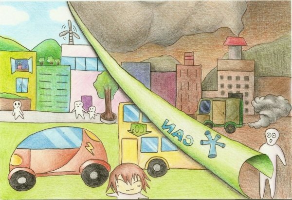 Рисунок на тему загрязнение