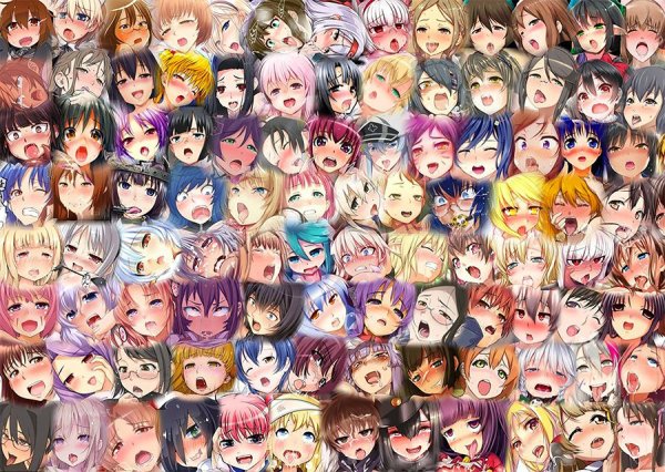 Ахегао из аниме Наруто