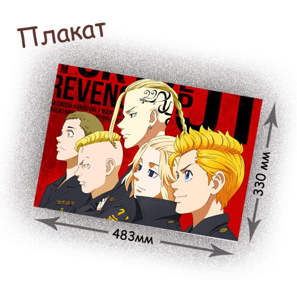 Аниме Токийские Мстители обложка аниме