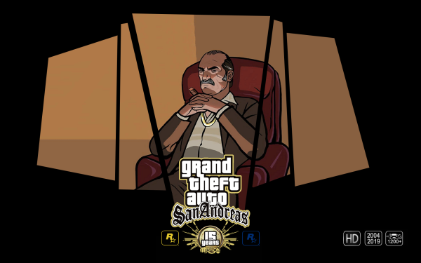 GTA sa Постер