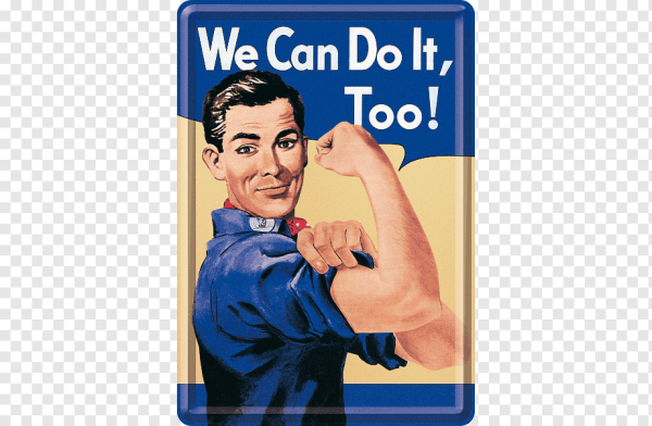 Женщина we can do it