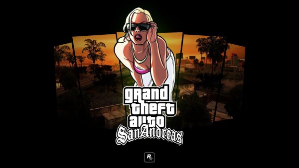 Grand Theft auto San Andreas обложка игры