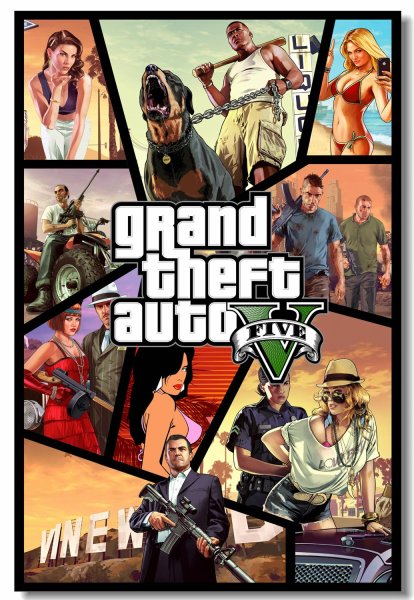 GTA 5 плакат