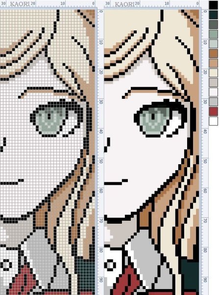 Аниме по клеточкам