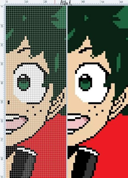 Вышивание крестиком аниме