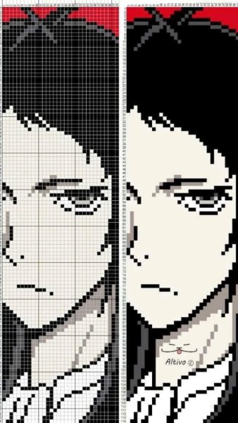 Схемы фенечек с аниме персонажами