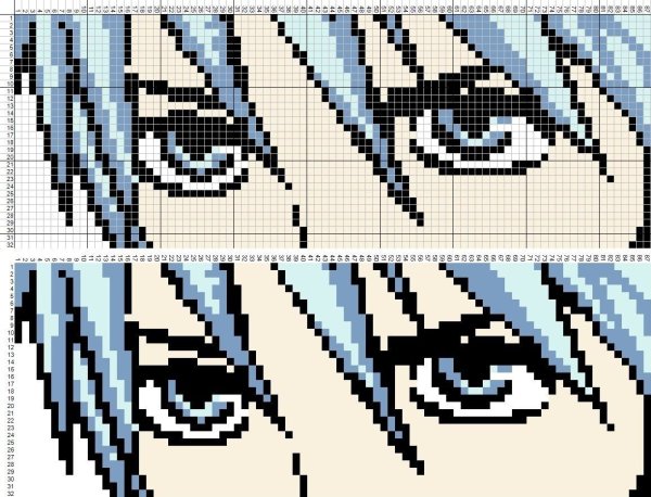 Вышивание крестом тёмный дворецкий