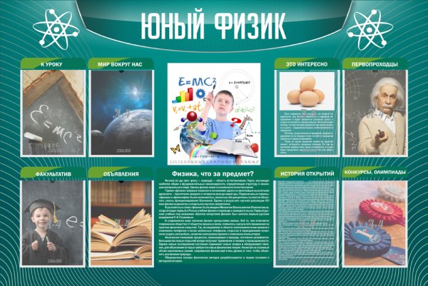 Идеи для плаката по физике