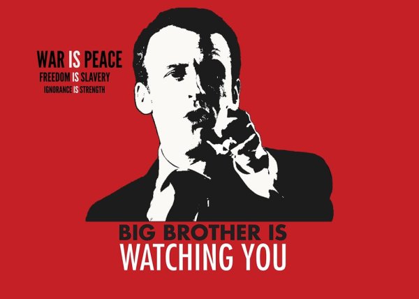 Big brother is watching for you Путин