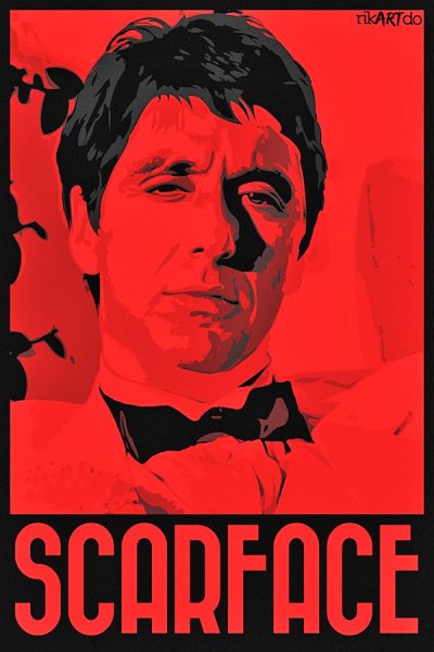 Лицо со шрамом фильм 1983 арт