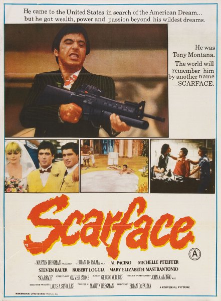 Постер "лицо со шрамом"