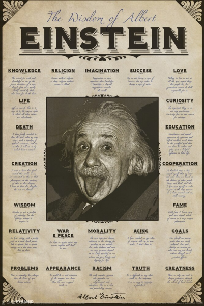 Эйнштейн плакат