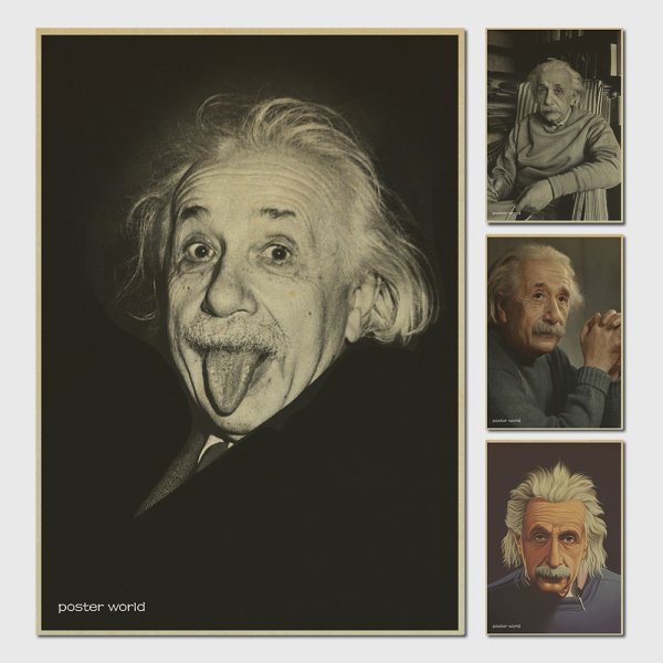 Портрет Альберта Эйнштейна - 1