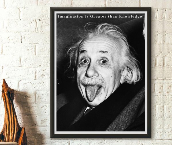 Эйнштейн imagination is more important than knowledge