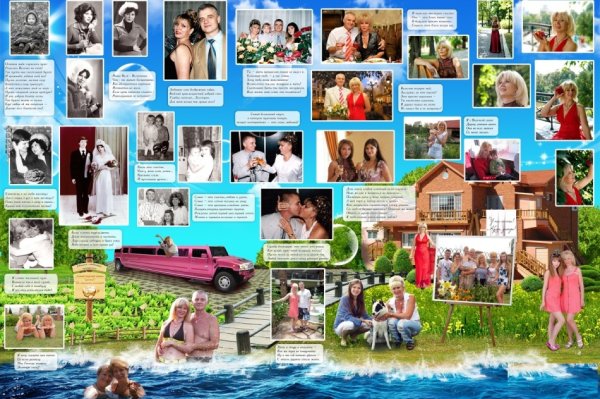 Стенгазета с фотографиями