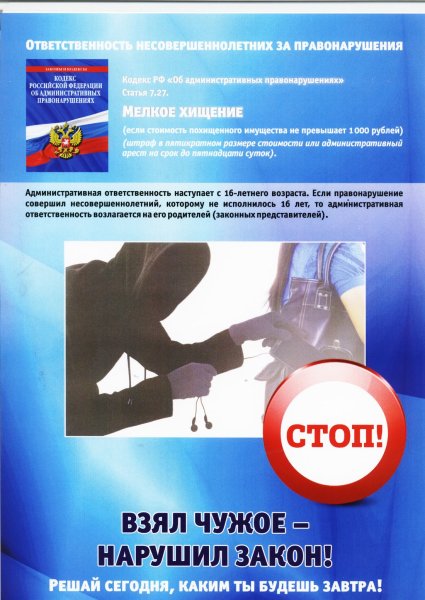 Профилактика правонарушений