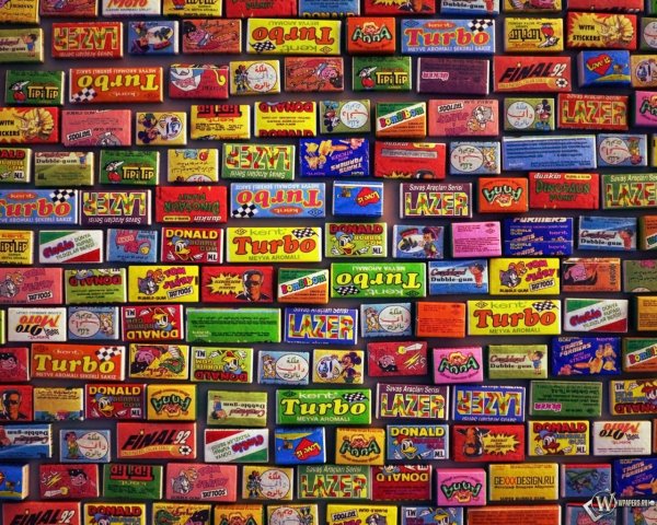 Жевательные резинки 90-х