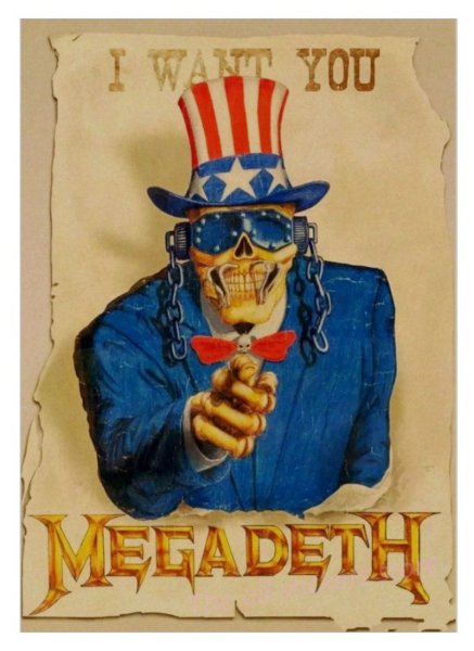 Megadeth плакат