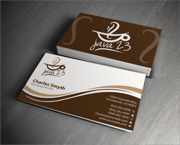 Визитка кофейни