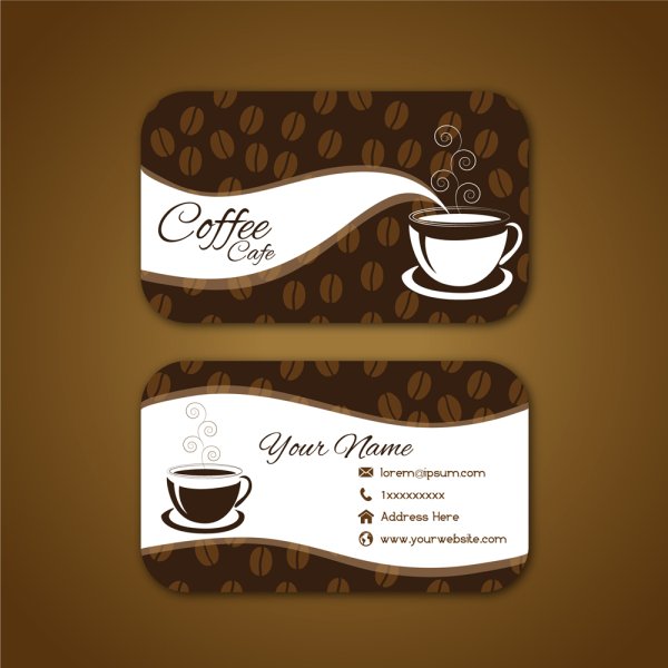 Визитки кофеен