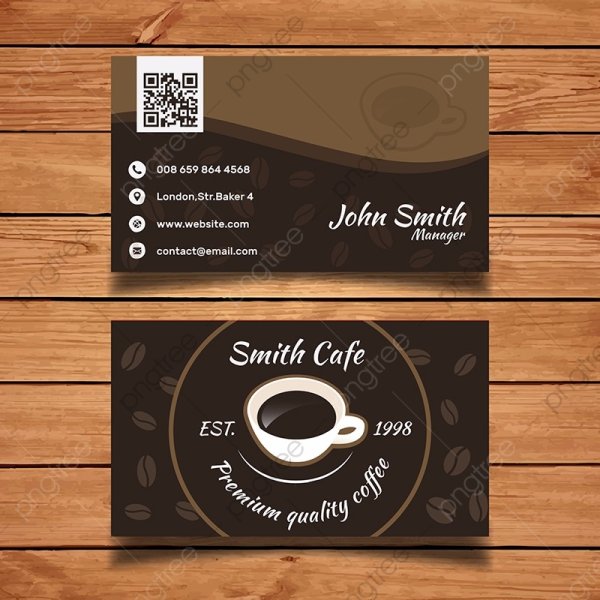 Визитка кофейни