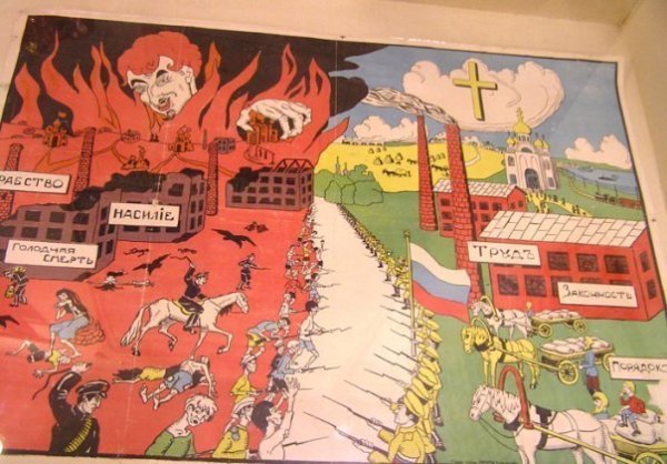 Белогвардейские плакаты времен гражданской войны