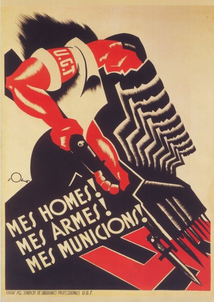 Гражданская война в Испании плакаты Компартии