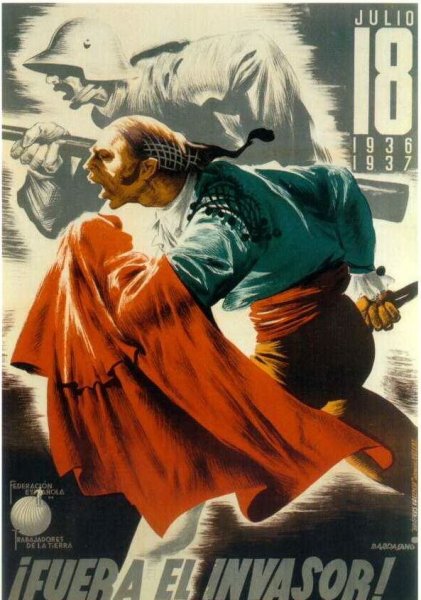 Плакаты Испании во второй мировой