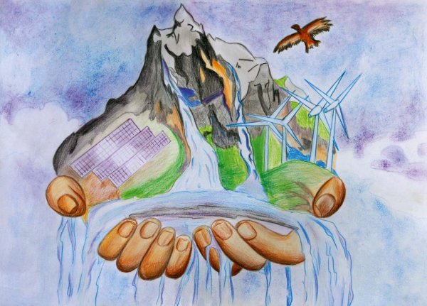 Плакат берегите природу