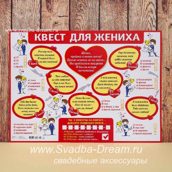 Выкуп на свадьбу сценарий